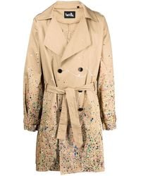 Haculla - Paint Splatter Trench Coat - Lyst