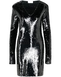 Max Mara - Sequin-Embellishment Mini Dress - Lyst