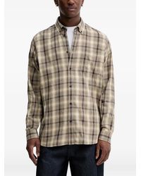 Les Deux - Kent Check-Pattern Shirt - Lyst