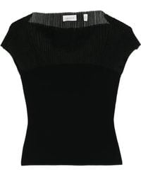 House of Dagmar - Contrast Knitted Top - Lyst