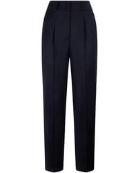 Peserico - High-Waist Trousers - Lyst