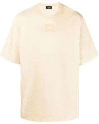 Fendi - Short Sleeve Cotton T-shirt - Lyst