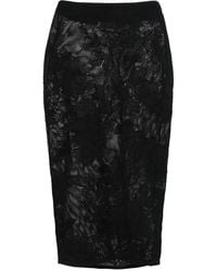 Blumarine - Broidered au crayon midi - Lyst