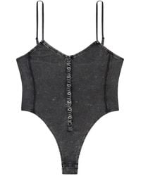 DIESEL - T-Ley Ribbed Bodysuit - Lyst