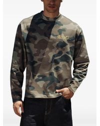 ROUGH - Army Camouflage-Print Long-Sleeved T-Shirt - Lyst