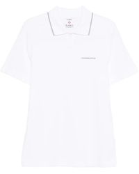CASABLANCA - Laurel Pique Short Sleeve Polo Shirt - Lyst