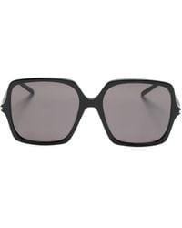 Saint Laurent - Sl 591 Square-Frame Sunglasses - Lyst