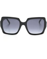 Marc Jacobs - J Marc-Logo Oversize-Frame Sunglasses - Lyst
