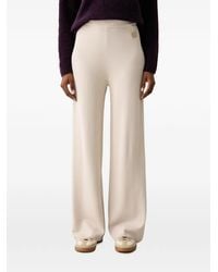 ARMANI EXCHANGE - Logo-Embroidered Knitted Trousers - Lyst