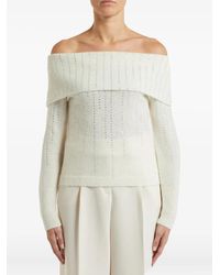 Pennyblack - Off-Shoulder Embellished Sweater - Lyst