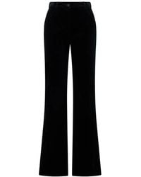 Alberta Ferretti - Pantalon Évasé À Taille Haute - Lyst