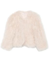 Liska - Marabou-Feather Jacket - Lyst