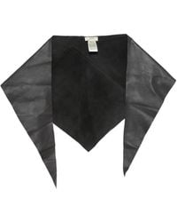 Alysi - Schal Aus Leder - Lyst