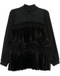 Noir Kei Ninomiya - Pleated Blouses - Lyst