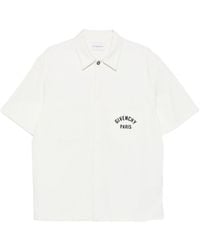 Givenchy - Besticktes Logo Off- Hemd - Lyst