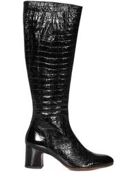 Chie Mihara - Nishawa Croc-Effect Leather Boots - Lyst