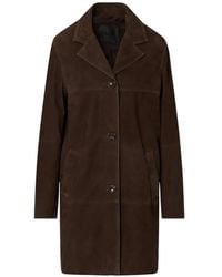 Liu Jo - Long Suede Jacket - Lyst