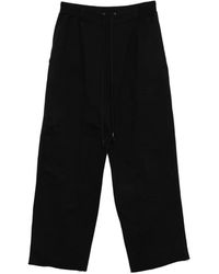 The Viridi-anne - Pantalon À Lien De Resserrage Et Bords Francs - Lyst