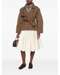 ELEH - Belted Double-Breasted Jacket - Lyst