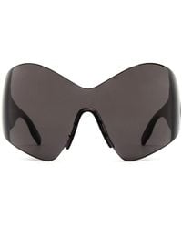 Balenciaga - Ski Cat Oversized-Frame Sunglasses - Lyst