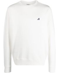 Autry - Logo-patch Cotton Sweatshirt - Lyst