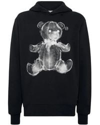 Philipp Plein - Teddy Print Cotton Hoodie - Lyst