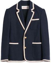 Valentino Garavani - Single-Breasted Blazer - Lyst