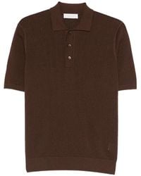 LUIGI GENTILE - Open-Knit Polo Shirt - Lyst