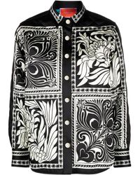 La DoubleJ - Giacca camicia iris - Lyst
