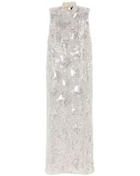 ‎Taller Marmo - Sequinned Maxi Dress - Lyst