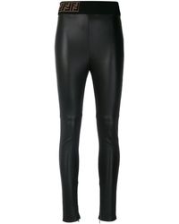 black fendi leggings