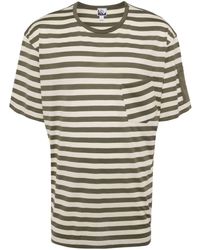 Sunspel - X Nigel Cabourn Striped Cotton T-shirt - Lyst