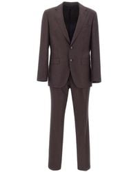 BOSS - Costume Slim Deux Pièces En Laine Vierge Italienne - Lyst