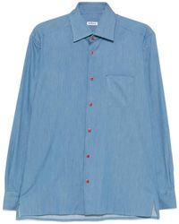 Kiton - Patch-Pocket Snap-Button Shirt - Lyst
