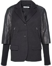 Jil Sander - Double-Sleeve Wool Blazer - Lyst
