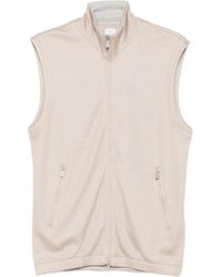 Eleventy - Zip-Front Sweater Vest - Lyst