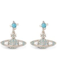 Vivienne Westwood - Mini Relief Orb Drop Earrings - Lyst