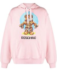 Moschino - Teddy Bear-Print Hoodie - Lyst