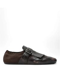 Prada - Fringed Buckle Monk Shoes - Lyst