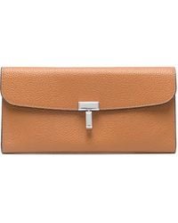TOTEME - Cartera de cuero con cierre en T - Lyst