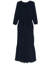 Seventy - V-Neck Tie-Waist Dress - Lyst
