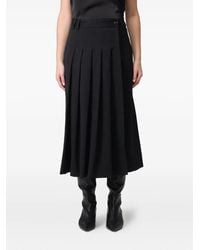 Liviana Conti - Pleated Belt Long Skirt - Lyst