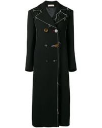 Marni Lange Contrasterende Stiksels - Zwart