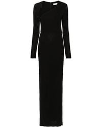 Alex Perry - Angled Cut-Out Jersey Maxi Dress - Lyst