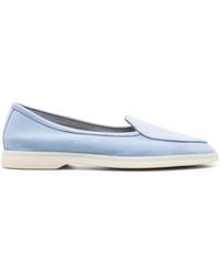 SCAROSSO - Livia Suede Loafers - Lyst