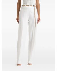 Manière De Voir - Perrine Hardware Detail Belted Trousers - Lyst