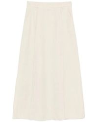 Antonelli - Jack Panelled A-Line Midi Skirt - Lyst
