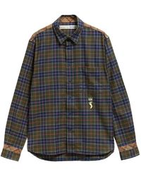 Barbour - X Paul Smith Tartan-Pattern Embroidered-Logo Shirt - Lyst
