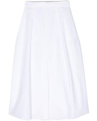 Rohe - A-line Cotton Midi Skirt - Lyst