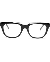 Givenchy - Brille Mit Eckigem Gestell - Lyst